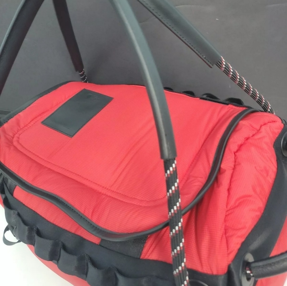 The North Face Base Camp Duffel XS  Black Series Red $248 Weekender Backpack - Picture 2 of 12